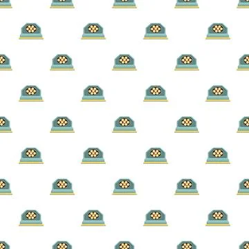 Operating room lamp producing surgical light seamless pattern Stock Illustration