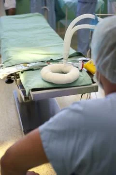 Operating room ready for operation Stock Photos