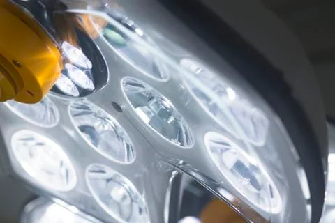 Operating room surgery light Stock Photos