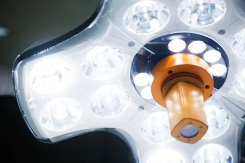 Operating room surgery light Stock Photos