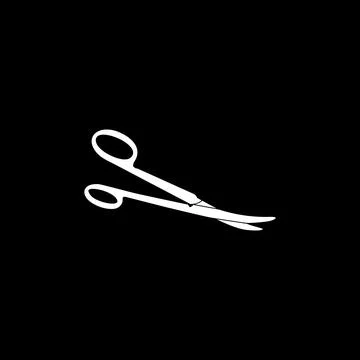 Operating Scissor Illustration Isolated Stock Illustration