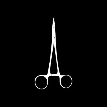 Operating Scissor Illustration Isolated Stock Illustration