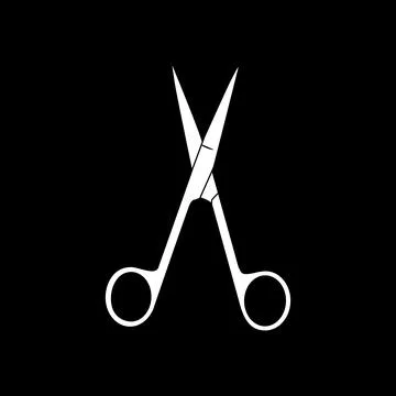 Operating Scissor Illustration Isolated Stock Illustration