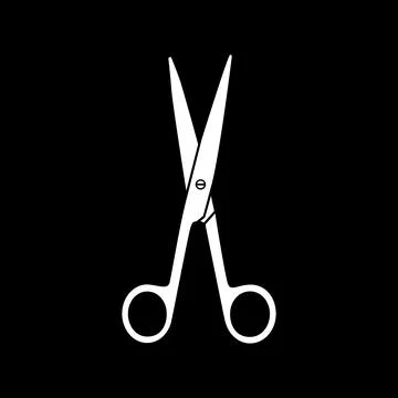 Operating Scissor Illustration Isolated Stock Illustration