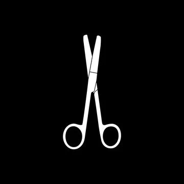 Operating Scissor Illustration Isolated Stock Illustration