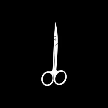Operating Scissor Illustration Isolated Stock Illustration