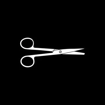 Operating Scissor Illustration Isolated Stock Illustration