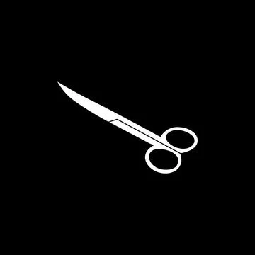 Operating Scissor Illustration Isolated Stock Illustration