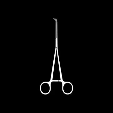 Operating Scissor Illustration Isolated Stock Illustration