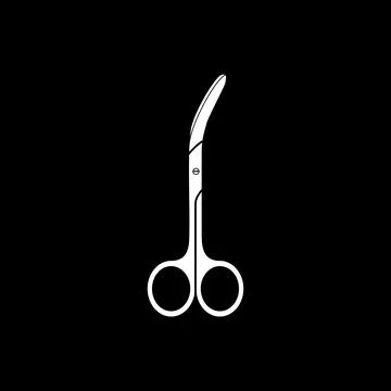 Operating Scissor Illustration Isolated Stock Illustration
