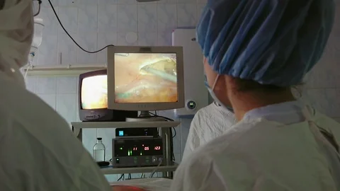 Operating. Surgery. Vídeo Stock 77397733
