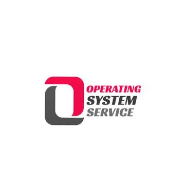 Operating system service icon Stock Illustration