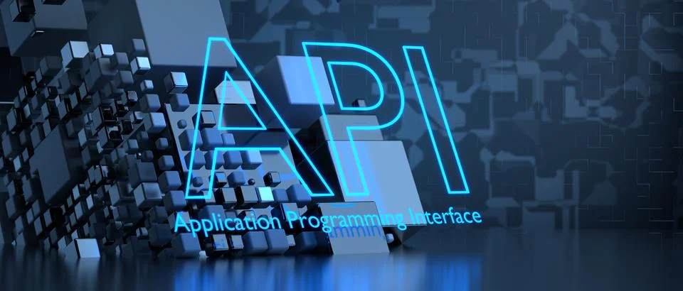 Operating system software development tool. API - Application Programming Int Stockillustratie