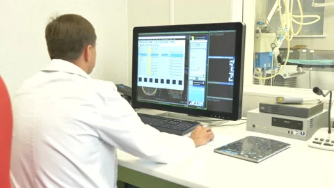 Operating table control panel Stock Footage 221519204