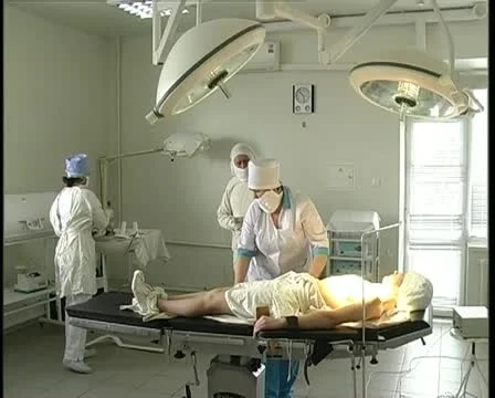 Operating table Stock Footage 11359208