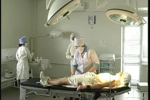 Operating table Stock Footage 11359210