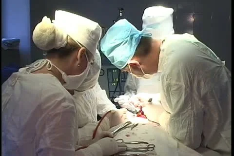 Operating table Stock Footage 11359227