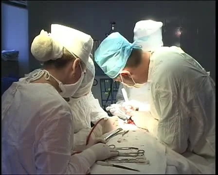 Operating table Stock Footage 11359234