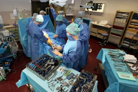 Operating theater Stock Photos