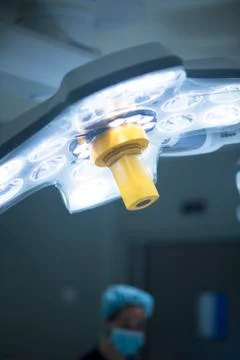 Operating theater surgery light Stock Photos