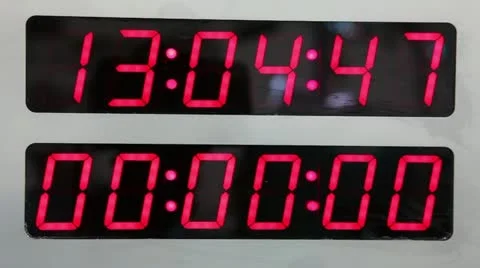 Operating time HD 1080p Stock Footage 10895812