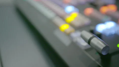 Operating at Tricsaster 스톡 동영상 234214177