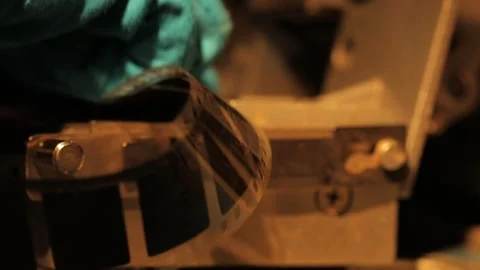 Operation of the archiving device 5 Stock Footage 314965297