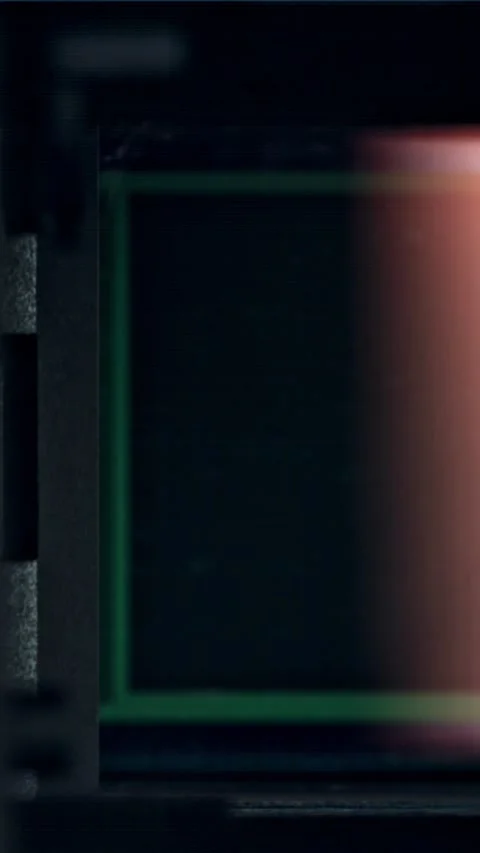 Operation of camera matrix shutters. Macro shot. Filmed on a high-speed camera Stock Footage 335323871