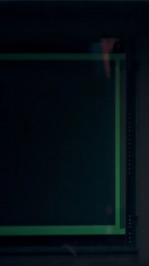 Operation of camera matrix shutters. Macro shot. Filmed on a high-speed camera Stock Footage 335323907