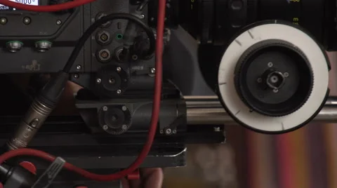 Operation of the camera with the settings 2 Stock Footage 61934811