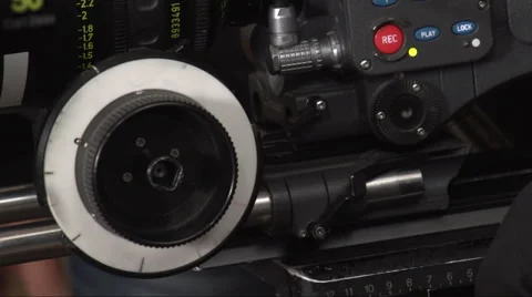 Operation of the camera with the settings Stock Footage 61934604