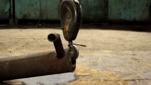 Operation of a crane Stock Footage 71184204