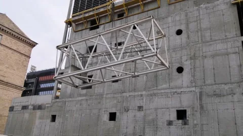 Operation of the crane. Stock Footage 140455330