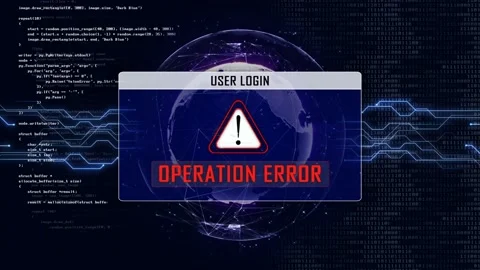 OPERATION ERROR and Earth Connections Network, Animation, Background, Loop Stock Footage 162977007