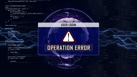 OPERATION ERROR and Earth Connections Network, Animation, Background, Loop Stock Footage 165964806