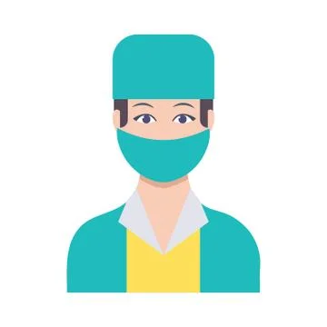 Operation flat color icon Illustrazione stock