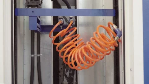 Operation of the glass cutting and processing plant Stock Footage 151179042