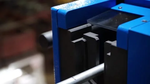 Operation of an industrial machine Stock Footage 163566636