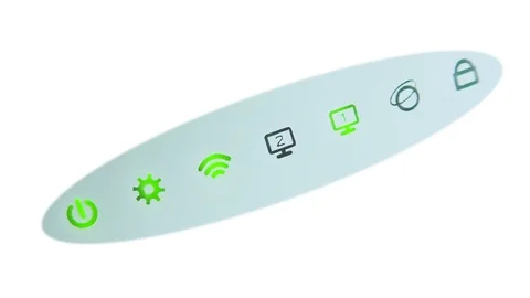 Operation of the Internet server. icons Internet, wifi Stock Footage 82805632