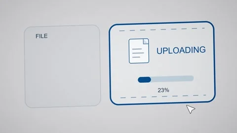 Operation pc common upload file Stock Footage 346972502