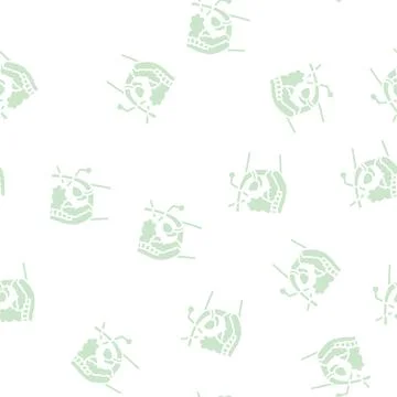 Operation process bariatric glyph seamless pattern Stock Illustration