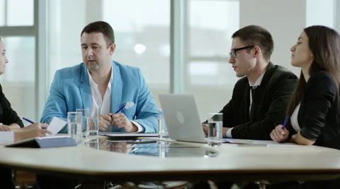 Operation reports for boss Stock Footage 66857079