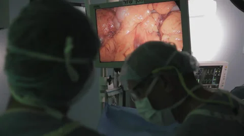 Operation room monitors 3 Stock Footage 30217405