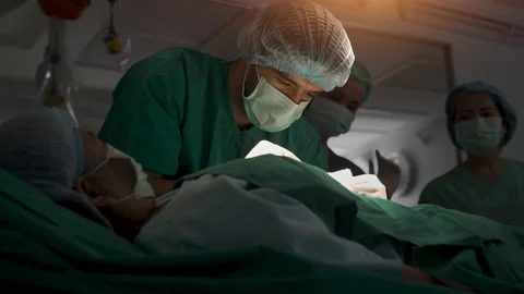 Operation Room Simulation Cardiovascular Surgery Stock Footage 174062311