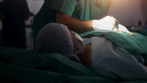 Operation Room Simulation Cardiovascular Surgery Stock-Footage 174064131