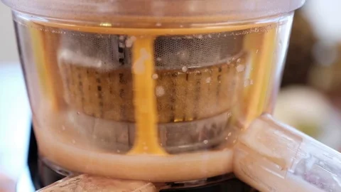 Operation of a screw juicer. 動画素材 89122844