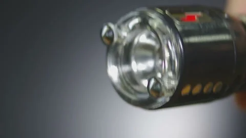 Operation of a shocker close up Video stock 85720306