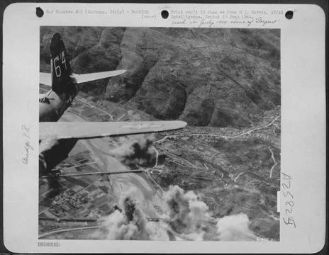 OPERATION STRANGLE -But the main mission of the Tactical Air Force in Apri... Stock Photos