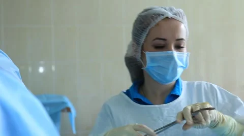 Operation: Surgery Stock Footage 39985351