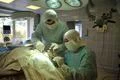 Operation. Surgical table. implantation Photo